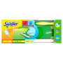 Kit de Nettoyage Complet Swiffer avec Balai et Lingettes pour Sols