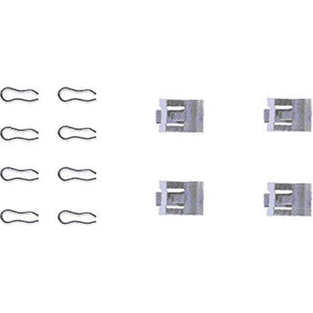 Kit de Plaquettes de Frein HELLA pour Abarth et Alfa Romeo