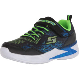 Baskets Lumineuses Skechers Garçon Erupters III - Derlo, Noir et Bleu