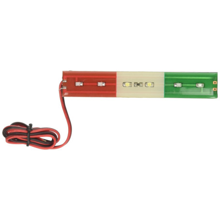 Drapeau Italien Lumineux à 6 LED 24V - Lampa 96969