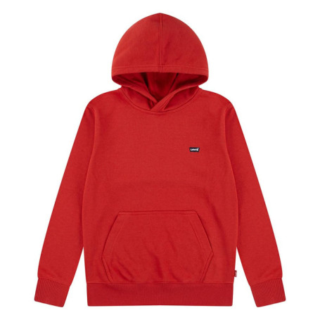 Sweat à Capuche Levi's Batwing pour Enfants - Rouge Pompeian