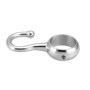 Lot de 10 Crochets Ronds en Acier Inoxydable pour Vêtements et Serviettes