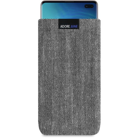 Housse Professionnelle Adore June pour Samsung Galaxy S10 Plus - Gris/Noir