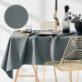Nappe de Table Imperméable ROOM99 Aura 110 x 160 cm Gris Foncé