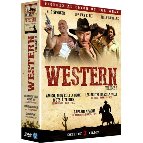 Coffret DVD Western : Amigo, Les Brutes et Captain Apache