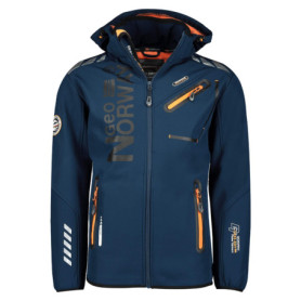 Veste Softshell Imperméable Geographical Norway pour Homme - Manteau à Capuche Outdoor