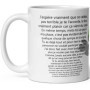 Mug Humoristique Kalféa - Tasse Cadeau Amour avec Trèfle à 4 Feuilles