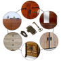Serrures d'Armoire Anciennes en Fer avec Clé - Lot de 2