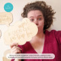 Kit de 11 Accessoires en Bois pour Photobooth de Mariage