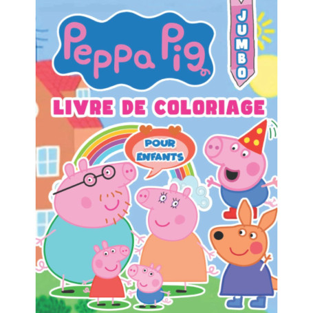 Livre de Coloriage Jumbo pour Enfants - Nouvelle Édition Amusante