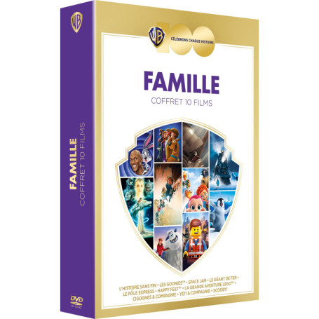 Coffret DVD Warner Bros 100 ans - 10 films emblématiques pour toute la famille