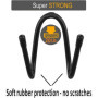 Lot de 2 supports de rangement pour casques et gants de baseball - AUXPhome