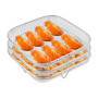 Support de Friteuse à Air Kikuo en Acier Inoxydable 304 - 3 Niveaux Empilables