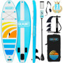 Planche de SUP Gonflable Overmont avec Accessoires Complets