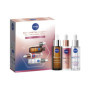 Coffret NIVEA Routine Anti-Âge - Trio de Sérums Visage avec Acide Hyaluronique et Vitamine C