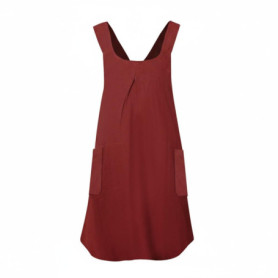 Tablier Japonais DONGKER en Coton et Lin avec Poches - Idéal pour Cuisine et Pâtisserie