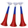 Lot de 3 Trompettes Vuvuzela en Plastique - Accessoires de Fête Sportive