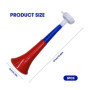 Lot de 3 Trompettes Vuvuzela en Plastique - Accessoires de Fête Sportive