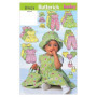 Patron de Couture Bébé : Robe, Barboteuse et Accessoires Butterick