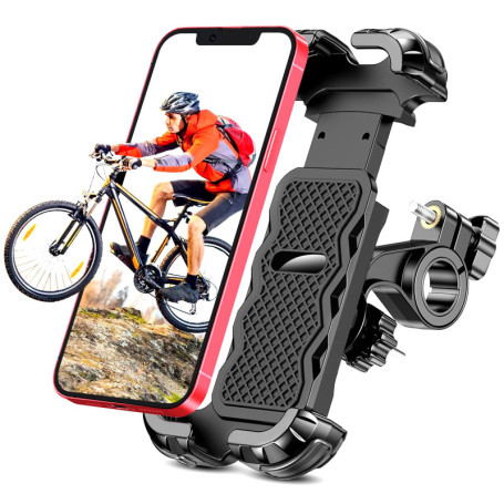 Support Téléphone Vélo CIRYCASE 360° Réglable avec Verrouillage de Sécurité