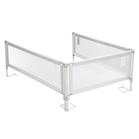 Barrière de Sécurité pour Lit Enfant VEVOR - 3 Côtés Réglable