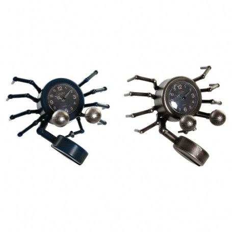 Horloge de table DKD Home Decor Animal Fer (2 pcs) (23 x 22 x 14 cm) 65,99 €