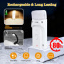 Lampe de Lecture Rechargeable AiQInu avec Clip et 3 Couleurs