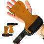 Bullstep Manique Crossfit en Cuir - Gants de Musculation avec Protection Poignet