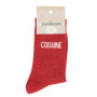 Chaussettes Paillettes Coquine Rouge - Felizz (Taille 36-42)