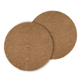 Lot de 2 Disques de Paillage en Coco - Protection Plantes 80 cm