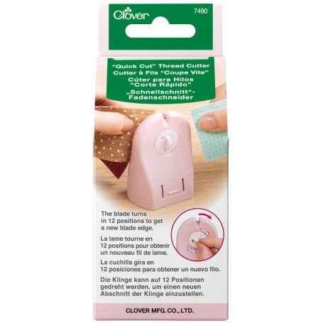 Clover Fil à Coupe Rapide Rose - Outil de Coupe Pratique