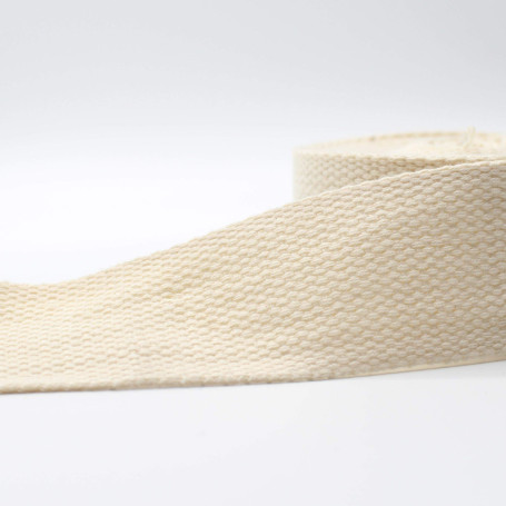 Sangle en Coton Ecru 3m pour Bagages et Sacs - ACCESSOIRES LEDUC