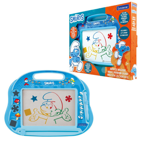 Ardoise Magique Les Schtroumpfs A5 avec Accessoires - Lexibook