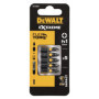 Jeu de 5 Embouts Torsion Pz1 Dewalt - Argent