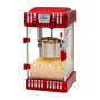 Machine à Popcorn Rétro Elite Gourmet - 2,5 oz, Rouge, Idéale pour Soirées Cinéma