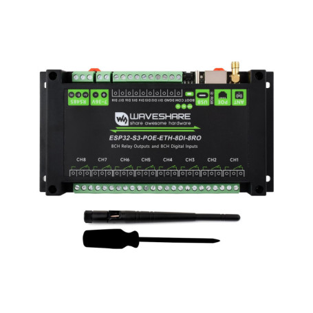 Module Relais WiFi 8 Canaux ESP32-S3 avec RS485 et Protection Intégrée