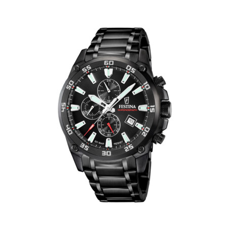 Montre Sportive Festina F20735/3 en Acier Noir
