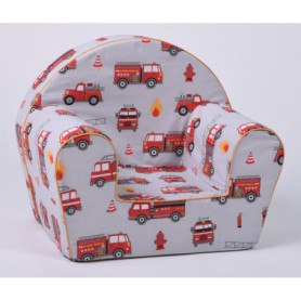 Fauteuil Enfant Rouge MuseHouse - Mini Chaise Confortable pour Chambre