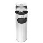 Cendrier Corbeille en Acier Inoxydable WONDAY pour Extérieur