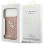 Coque à Paillettes Guess pour iPhone 17 Pro Max - Rose Bonbon