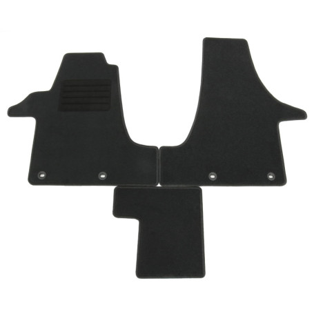 Tapis de Sol Velours Noir pour VW T5 Multivan et Caravelle