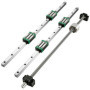 Rail Linéaire HGR20 VEVOR 1500 mm avec Kit de Roulements pour CNC