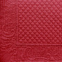 Set de Table Matelassé Calliope Rouge 30x50 cm