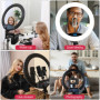 Ring Light Professionnel avec Trépied 19 Pouces pour Vidéo et Maquillage