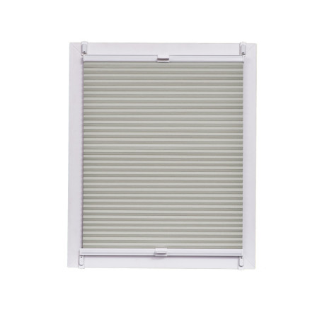 Store Plissé Nid d'Abeille Sunlines - Lumière du Jour, 125x150 cm, Gris