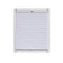Store Plissé Nid d'Abeille Argenté Sunlines 135x150 cm - Système Klemmfix