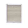 Store Plissé Nid d'Abeille Argenté Sunlines - 90 x 220 cm, Système Klemmfix