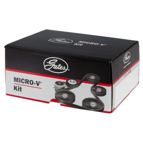 Kit de courroies trapézoïdales GATES K036PK1123 en EPDM