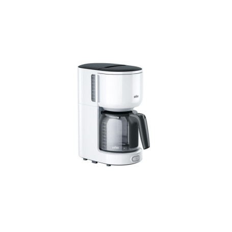 Cafetière Braun KF3100WH Élégante en Blanc 1000 W
