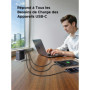 UGREEN Câble USB C 240W 2M avec Angle Droit - Charge Rapide PD3.1